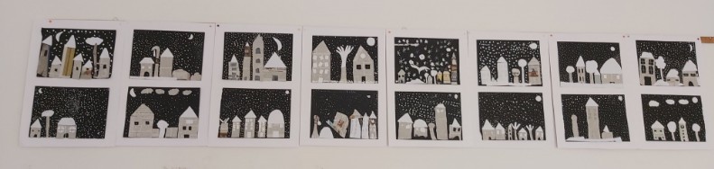la fine dell'inverno esposizione delle opere realizzate