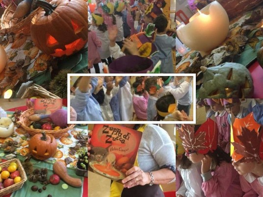 festa autunno Collage di foto della festa d'autunno