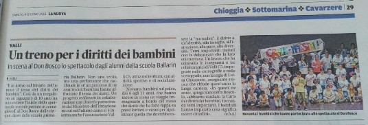 recensione spettacolo Articolo Nuova Venezia