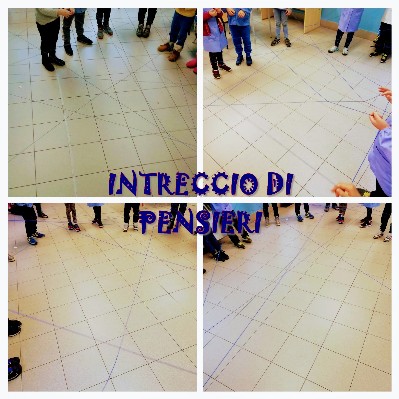 collage Gioco l'intreccio dei pensieri