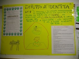 Identità Diritto all'identità cartellone