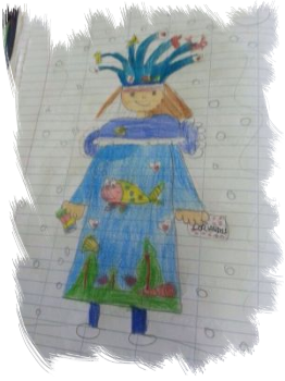 Costume di carnevale Disegno del costume di carnevale
