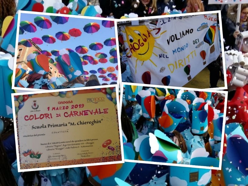 Carnevale 2019 Collage di foto della sfilata