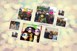 collage foto Collage di foto della sfilata
