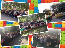 collage in giardino collage di foto