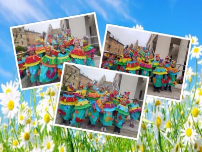 collage festa di primavera i bambini
