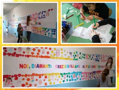 diritti dei bambini collage i bambini diamanti grezzi brillano al sole