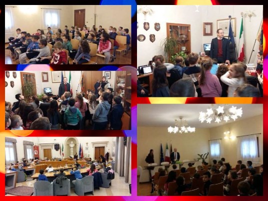 collage In visita al Sindaco di Chioggia
