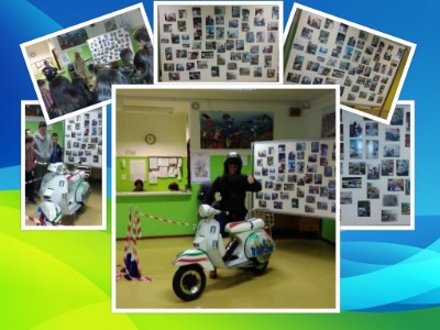 collage vespa La vespa e le immagini che raccontano il tour