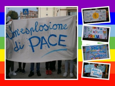 collage I cartelloni preparati dai bambini