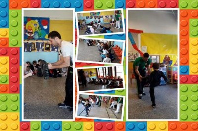 Collage di foto delle attività