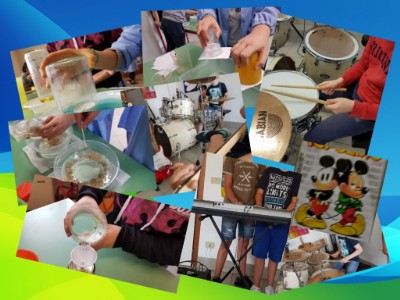 Collage fotografico delle attività