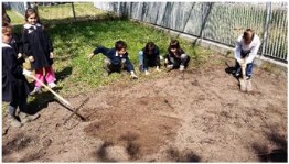 giardinieri messa a dimora della piantina