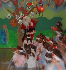babbo natale babbo Natale incontra i bambini