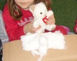 orsetto bianchetto orso bianco di pelouche