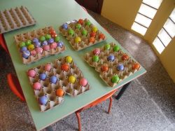 pasqua tutte le uova colorate