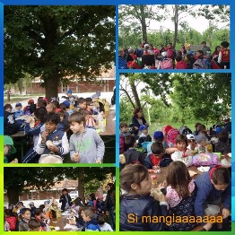 merenda I bambini fanno merenda