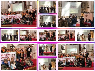 Collage di foto della premiazione