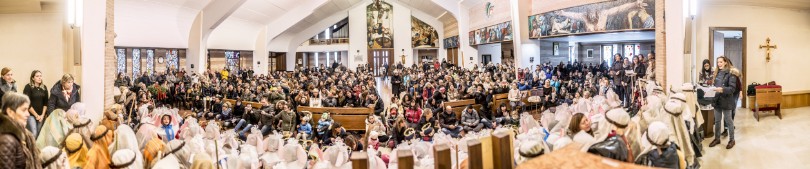 presepe vivente panoramica del presepe dei bambini