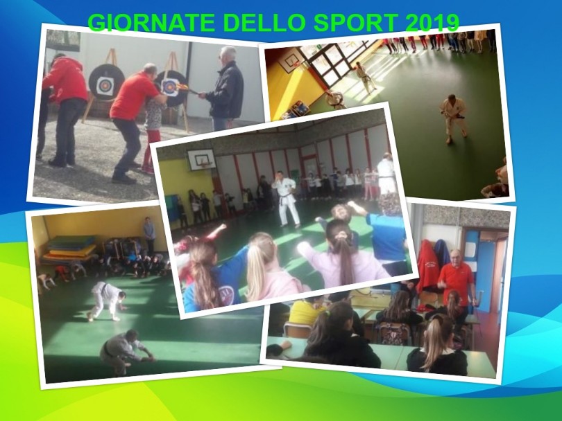 Collage sport 2019 Collage di foto giornate dello sport