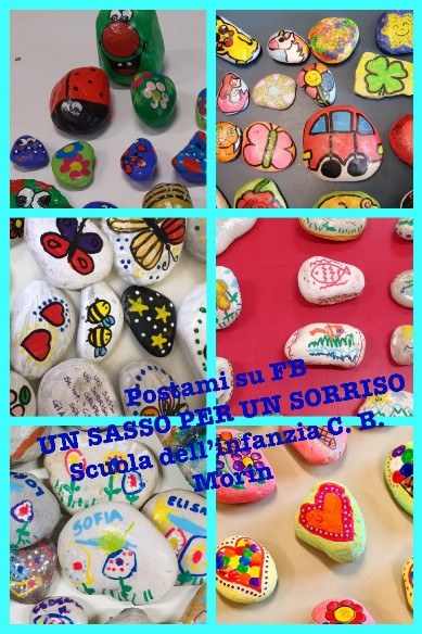 unsassoperunsorriso003 I sassi disegnati dai bambini