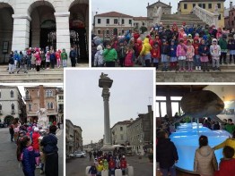 Collage di foto in visita a Chioggia